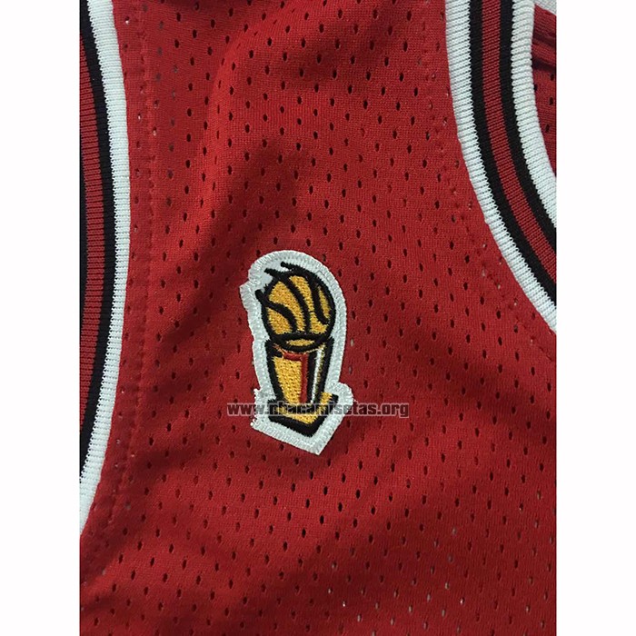 Camiseta Chicago Bulls Michael Jordan NO 23 Mitchell & Ness 1996-97 Rojo